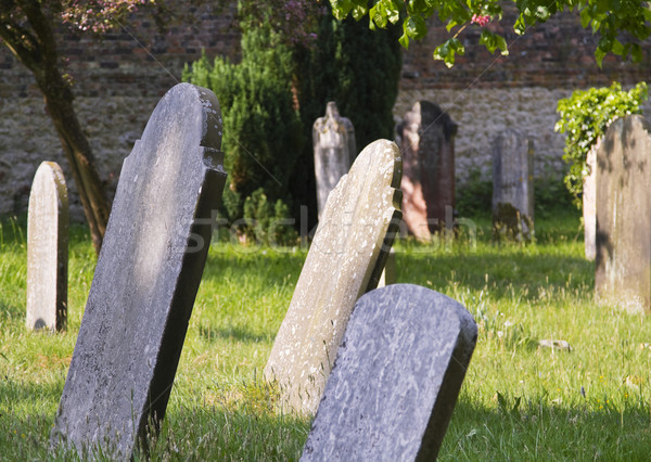 Sereno cimitero Inghilterra vecchio paese cimitero Foto d'archivio © duoduo