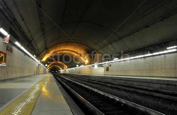 Сток-фото: подземных · железнодорожная · станция · город · путешествия · метро · метро