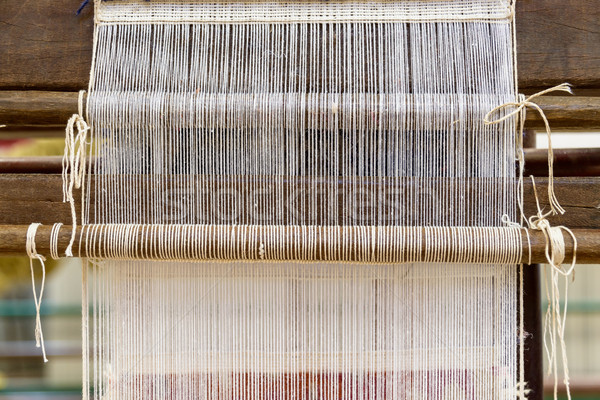 Loom in a rug factory Stock photo © dutourdumonde