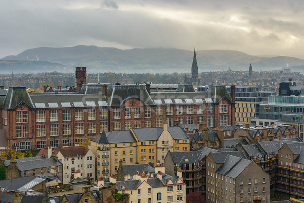 Edinburgh Skócia kastély templom utazás épületek Stock fotó © dutourdumonde