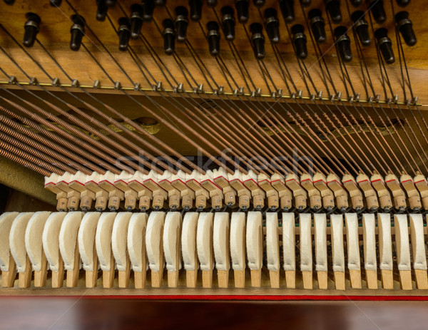 Piano mechanisme muziek concert sleutel Stockfoto © dutourdumonde