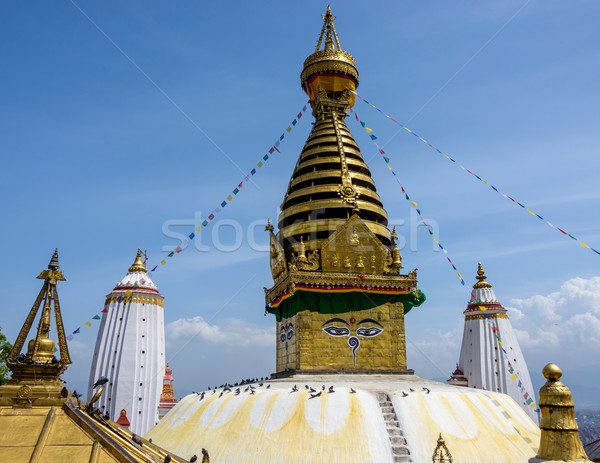 Swayambhunath stupa in Kathmandu Stock photo © dutourdumonde