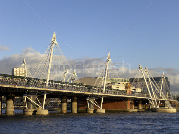 Pont Londres coucher du soleil Angleterre ville rivière [[stock_photo]] © dutourdumonde