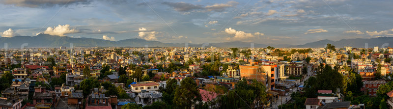 Panoramic view of Kathmandu from Patan Stock photo © dutourdumonde