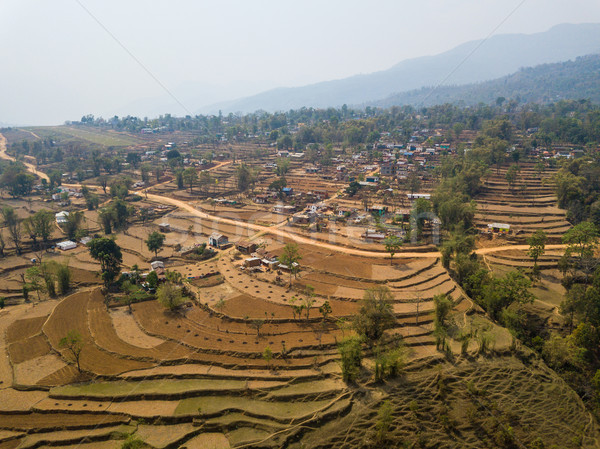 Nepal primăvară rutier peisaj munte Imagine de stoc © dutourdumonde