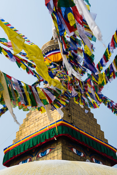  Bodhnath stupa in Kathmandu, Nepal Stock photo © dutourdumonde