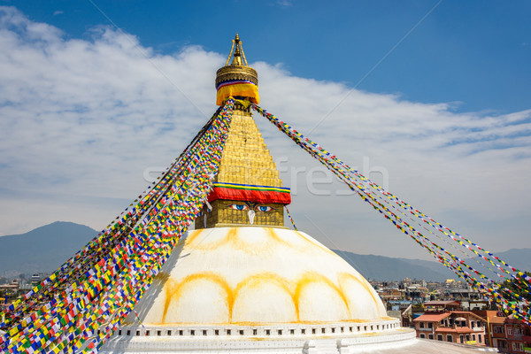 Boudhanath stupa in Kathmandu Stock photo © dutourdumonde