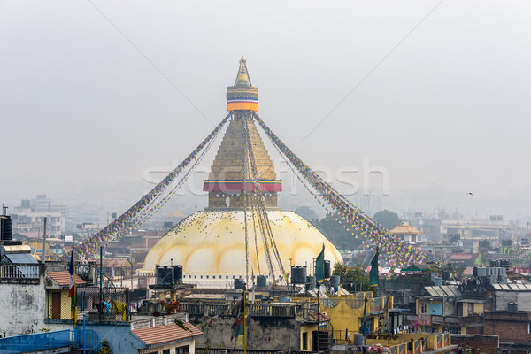 Boudhanath stupa in Kathmandu Stock photo © dutourdumonde