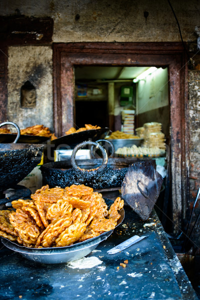 Jilebis in a dessert shop in Kathmandu Stock photo © dutourdumonde