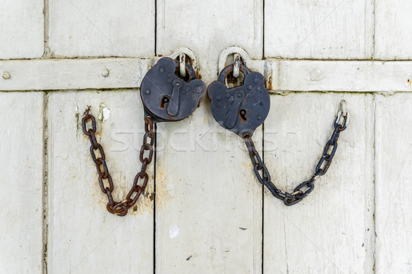 Two vintage locks Stock photo © dutourdumonde