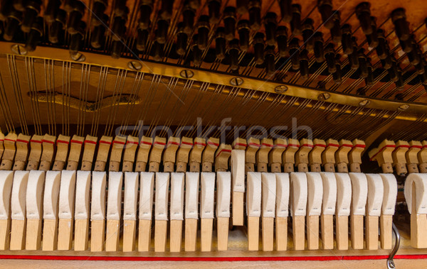 Piano mécanisme musique concert clé [[stock_photo]] © dutourdumonde