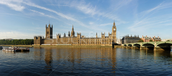 Stock foto: Haus · Parlament · Uhr · Turm · London · england