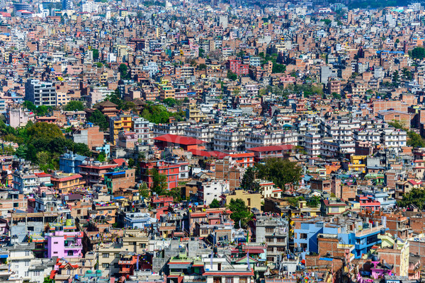 Miasta Nepal budynku podróży budynków Zdjęcia stock © dutourdumonde
