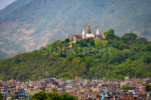 Swayambhunath in Kathmandu, Nepal Stock photo © dutourdumonde