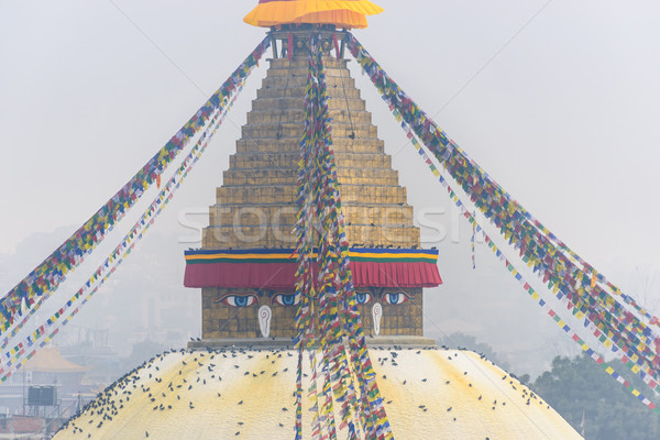 Boudhanath stupa in Kathmandu Stock photo © dutourdumonde