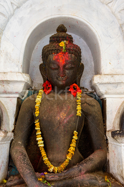 Buddha statue Kathmandu, Nepal Stock photo © dutourdumonde