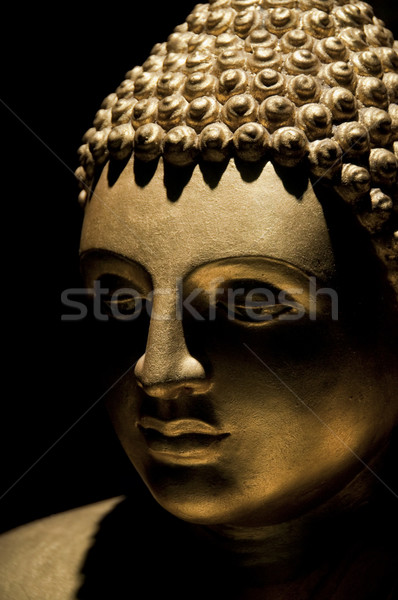 Buddha statua ritratto fotografia oro Foto d'archivio © dutourdumonde