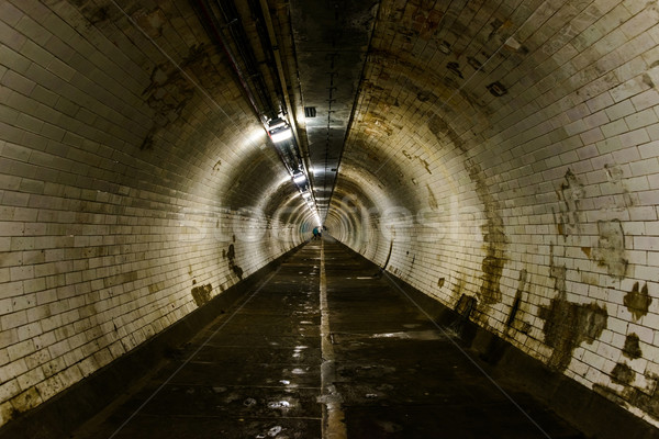 Greenwich foot tunnel Stock photo © dutourdumonde