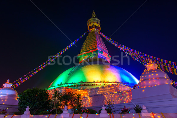 Boudhanath stupa in Kathmandu, Nepal Stock photo © dutourdumonde