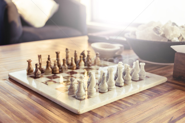 Chess game Stock photo © dutourdumonde