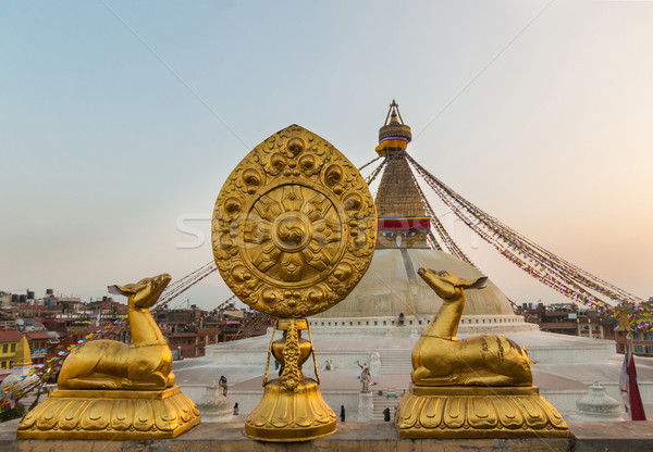 Boudhanath stupa in Kathmandu Stock photo © dutourdumonde