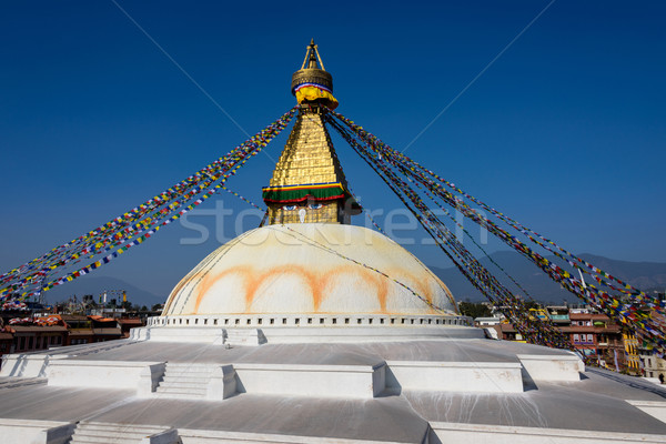 Boudhanath stupa in Kathmandu Stock photo © dutourdumonde