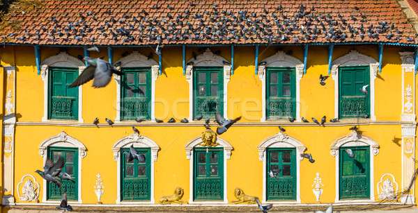 Old Nepalese house in Kathmandu Stock photo © dutourdumonde