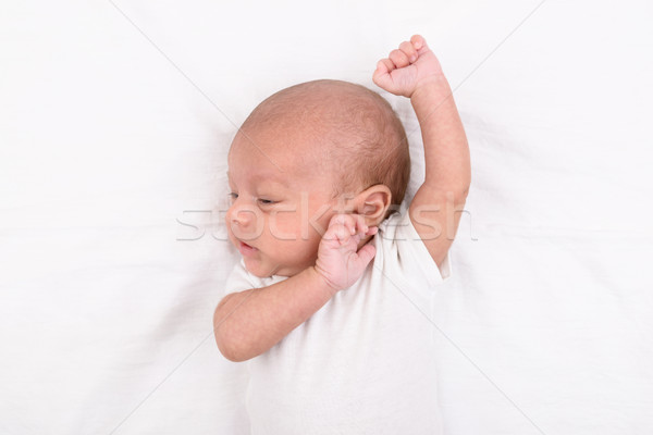 Bébé blanche fiche métis [[stock_photo]] © dutourdumonde