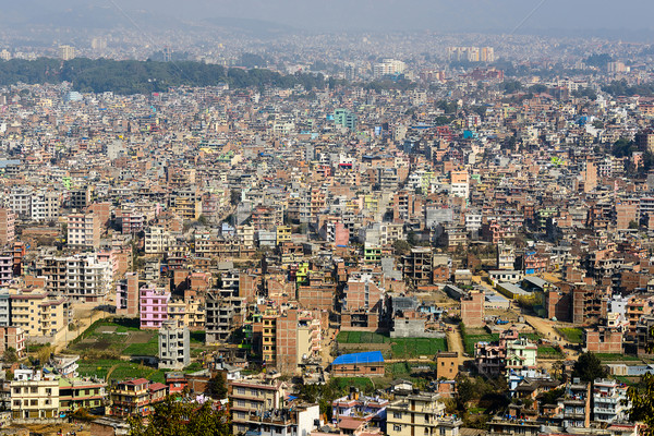Kathmandu view from Swayambhunath Stock photo © dutourdumonde