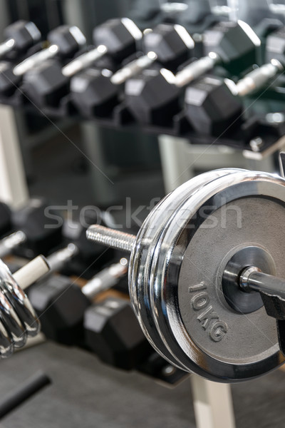 Dumbbells in a gym Stock photo © dutourdumonde