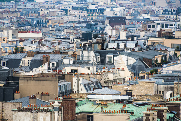 Paris rooftops Stock photo © dutourdumonde