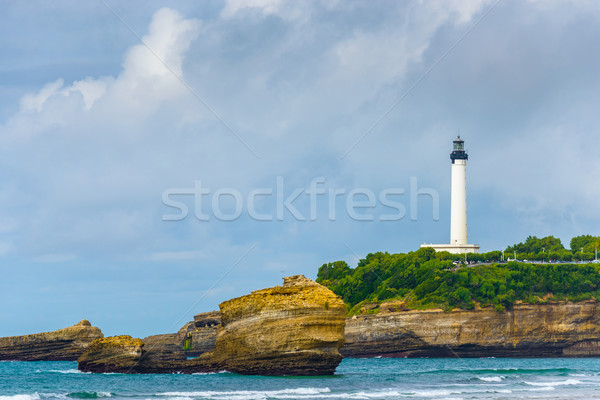 Stock photo: Biarritz lighthouse