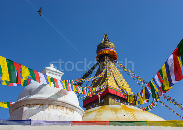 Boudhanath stupa in Kathmandu Stock photo © dutourdumonde