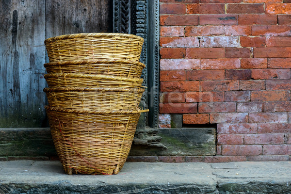 Wicker baskets Stock photo © dutourdumonde