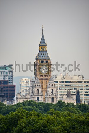 Klok toren Londen Engeland gebouw stad Stockfoto © dutourdumonde