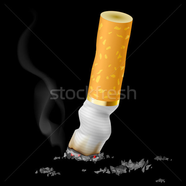 Realistic cigarette butt Stock photo © dvarg
