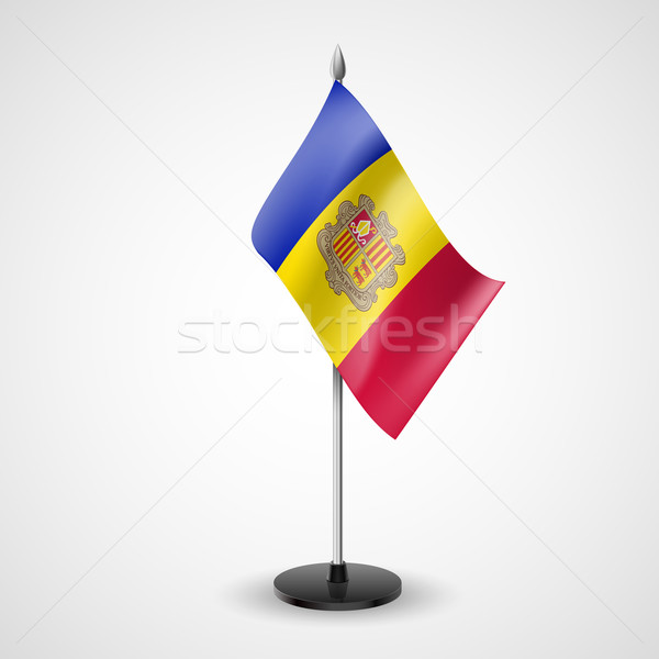 Table flag of Andorra Stock photo © dvarg