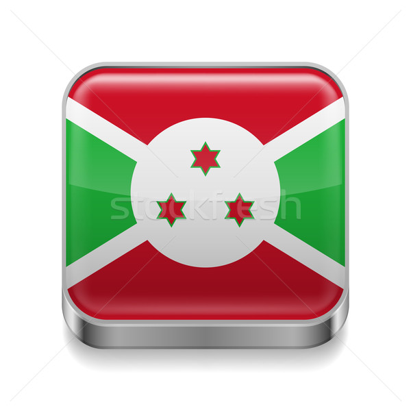 Metal  icon of Burundi Stock photo © dvarg