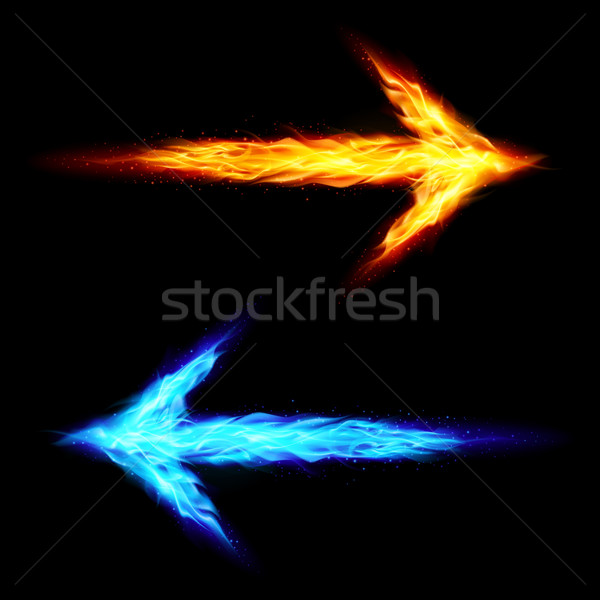 Two fire arrows Stock photo © dvarg