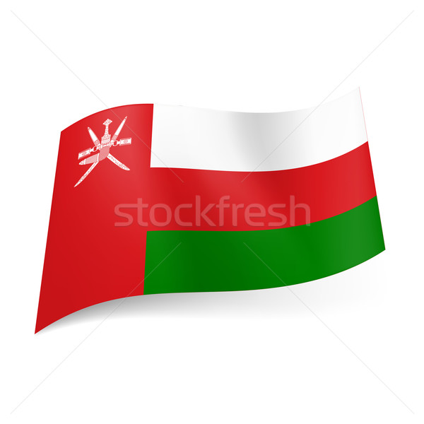 State flag of Oman Stock photo © dvarg