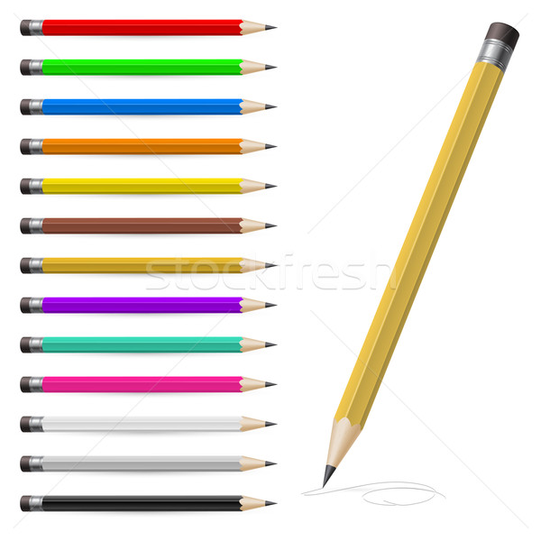 Coloured pencils Stock photo © dvarg