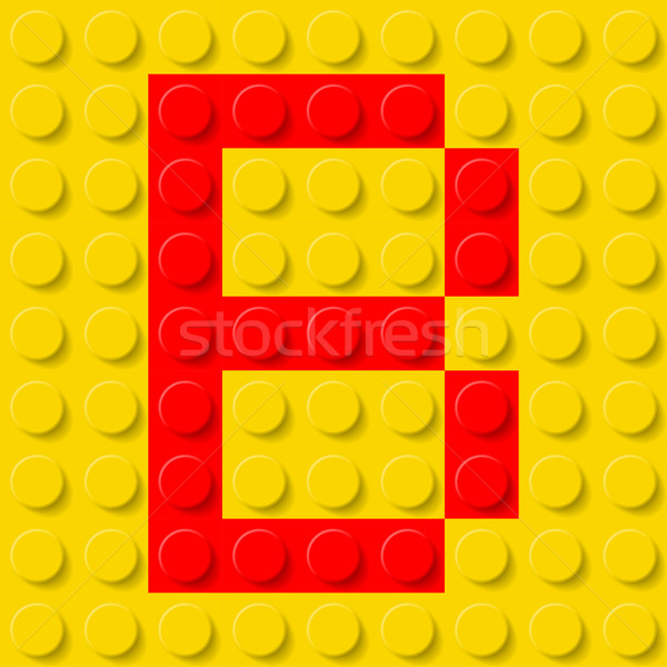 Letter B in construction kit. Stock photo © dvarg