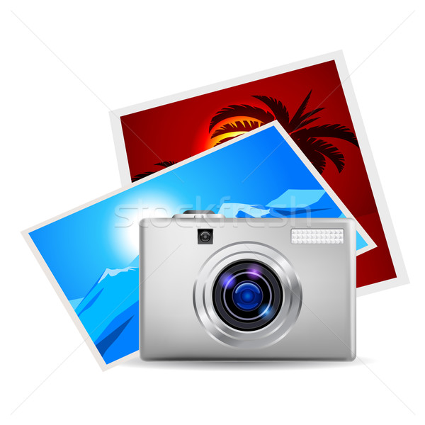 現実的な デジタルカメラ 写真 実例 白 技術 ストックフォト © dvarg