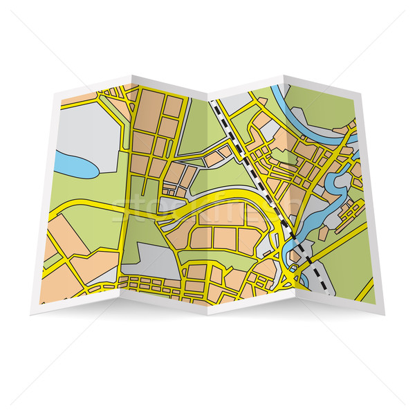 Map booklet Stock photo © dvarg