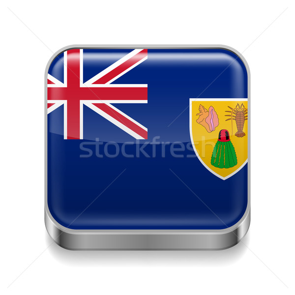 Metal  icon of Turks and Caicos Islands Stock photo © dvarg