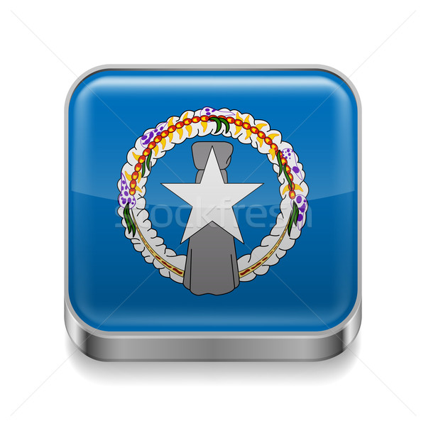 Metal  icon of Northern Mariana Islands Stock photo © dvarg