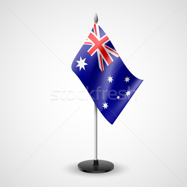 Tavola bandiera Australia mondo conferenza desk Foto d'archivio © dvarg