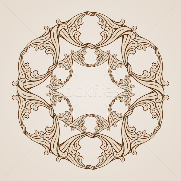 Floreale pattern abstract stile illustrazione luce Foto d'archivio © dvarg