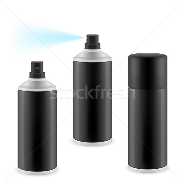 Black spray cans Stock photo © dvarg