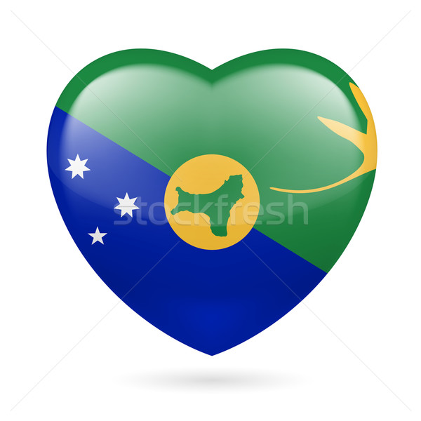 Heart icon of Christmas Island Stock photo © dvarg